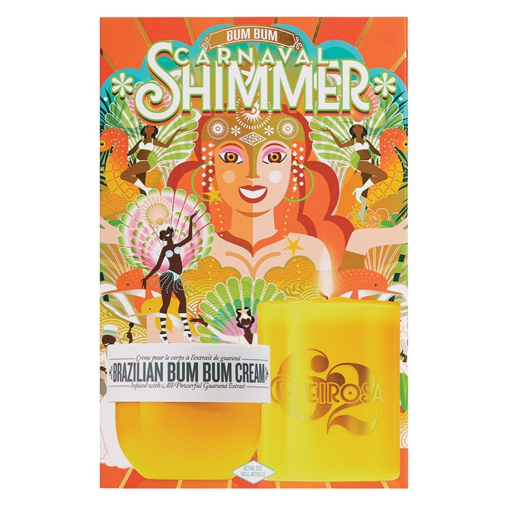 Sol de Janeiro Carnaval Shimmer Brazilian Bum Bum Cream & Cheirosa Candle Set
